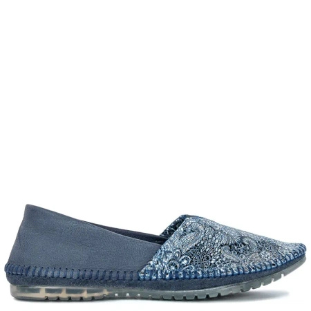 Maciejka Navy Flat Shoes 01930-68/00-0