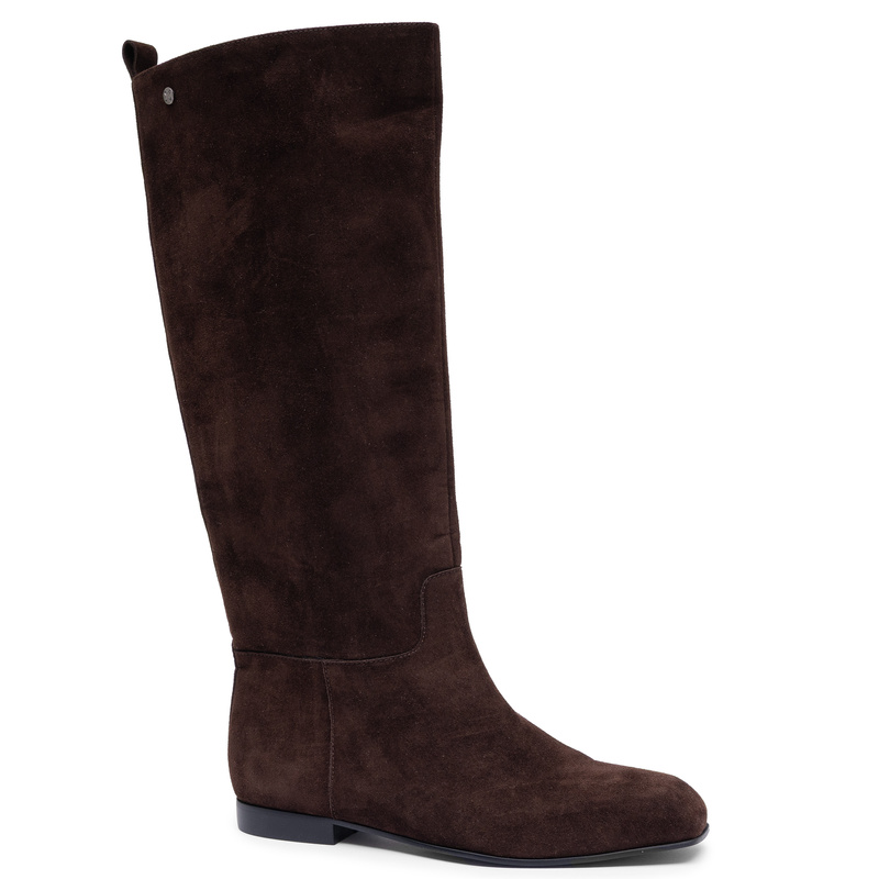 Maciejka Women's Natural Leather Tall Boots Brown K7742-02/00-7
