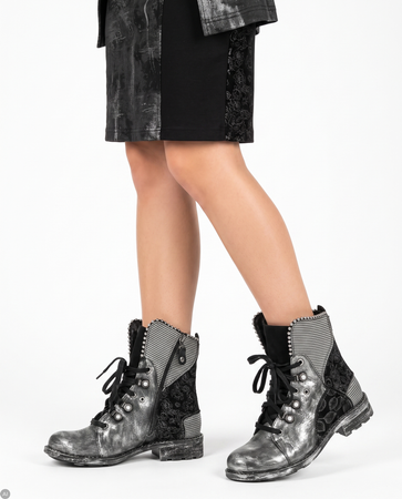 Maciejka Black Lace-up Boots 3623A-01/00-3