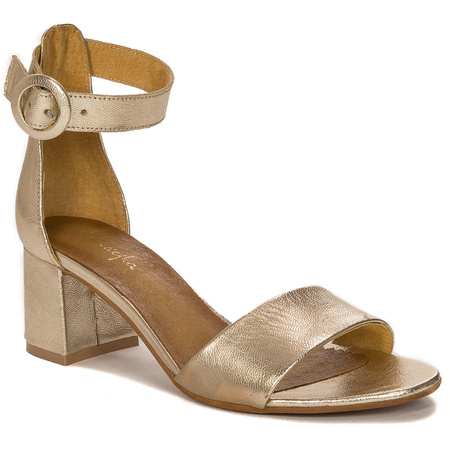 Maciejka Gold Sandals 04141-42/00-5