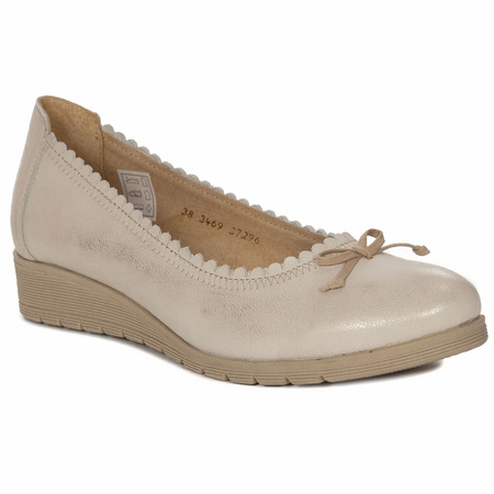  Maciejka Women's Half-Shoes Beige Gold Cloth