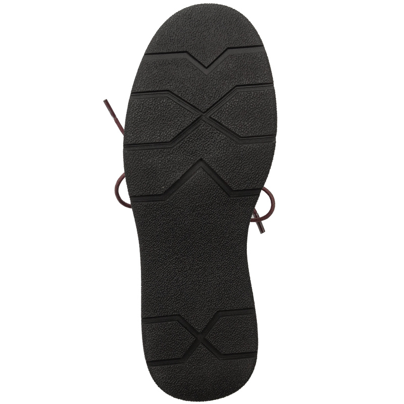 Maciejka Leather Lace-Up Low Shoes Platform Burgundy K7189-23/00-1