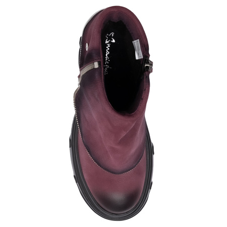 Maciejka Women's Burgundy Boots