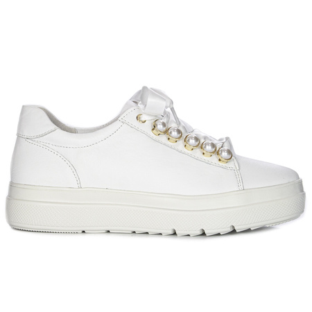 Maciejka Woman's Sneakers White Leather N6482-11/00-1