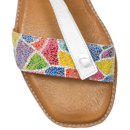 Maciejka White flat Sandals