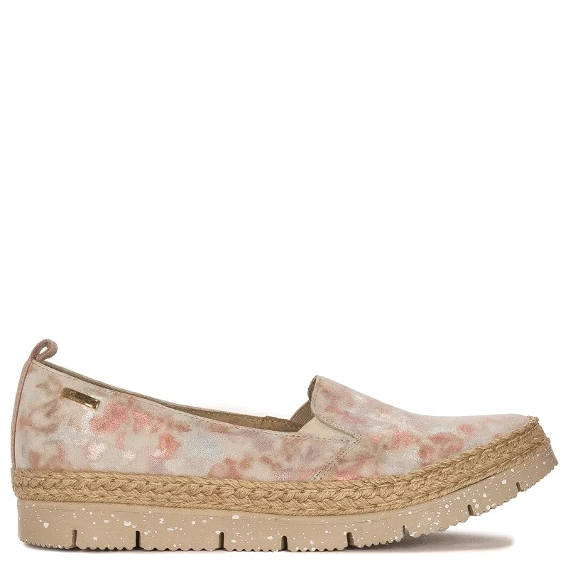 Maciejka Damskie Espadryle Skórzane Beż