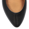 Maciejka Leather Ballerina Flats Low Heel Black 04100-01/00-8