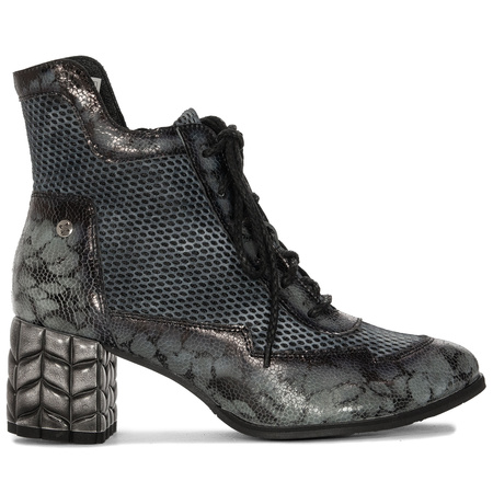 Maciejka Women's Leather Boots Ash White