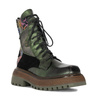 Maciejka Leather Platform Boots Green 07104-09/00-8