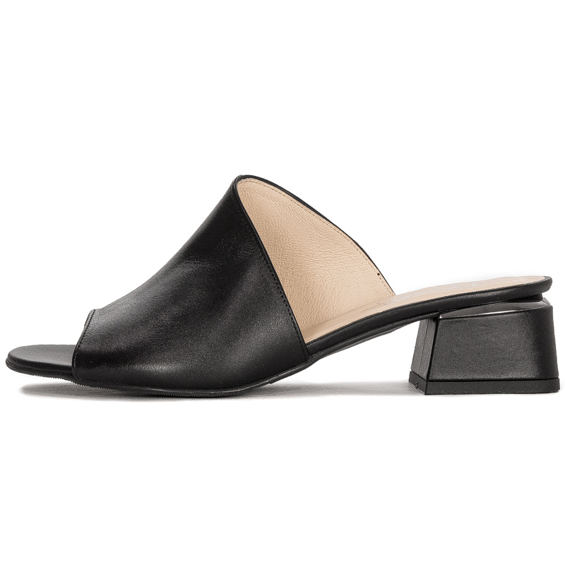 Maciejka Pistachio Women's Leather Slides