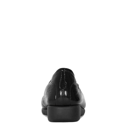 Maciejka Leather Patent Flats Low Wedge Black P6504-20/00-8