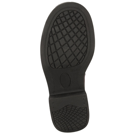 Maciejka Botki Skórzane z Podwójnym Zamkiem Na Niskim Obcasie Bordowy A7159-23/00-7