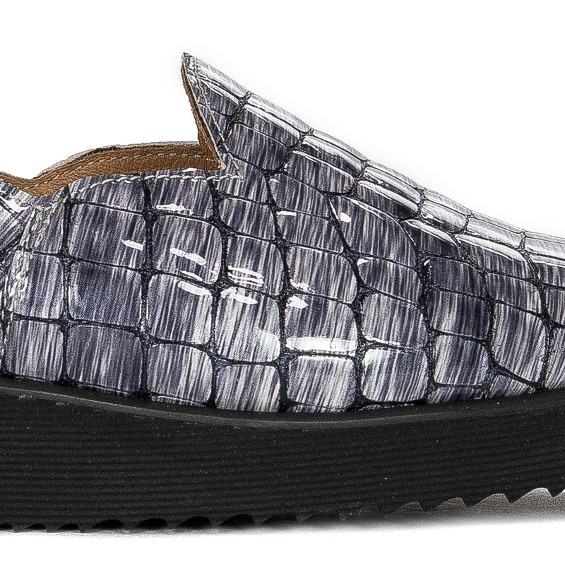 Maciejka Women's leather shoes Gray