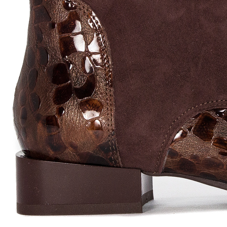 Maciejka Brown women's Lace-Up Boots 2878J-02/00-3