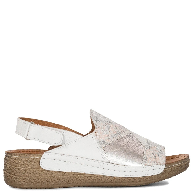 Maciejka Women's Leather White Sandals