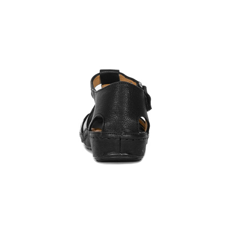 Maciejka Women's Leather Sandals Black