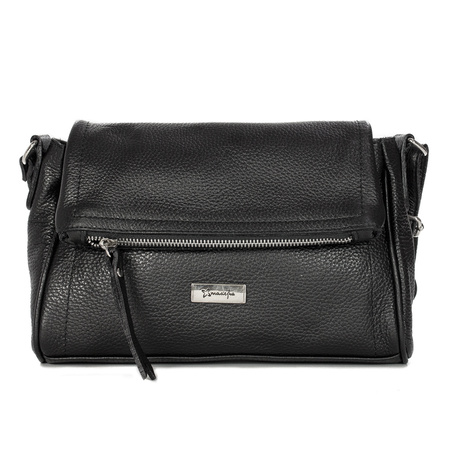 Maciejka Black Leather Women's bag C229