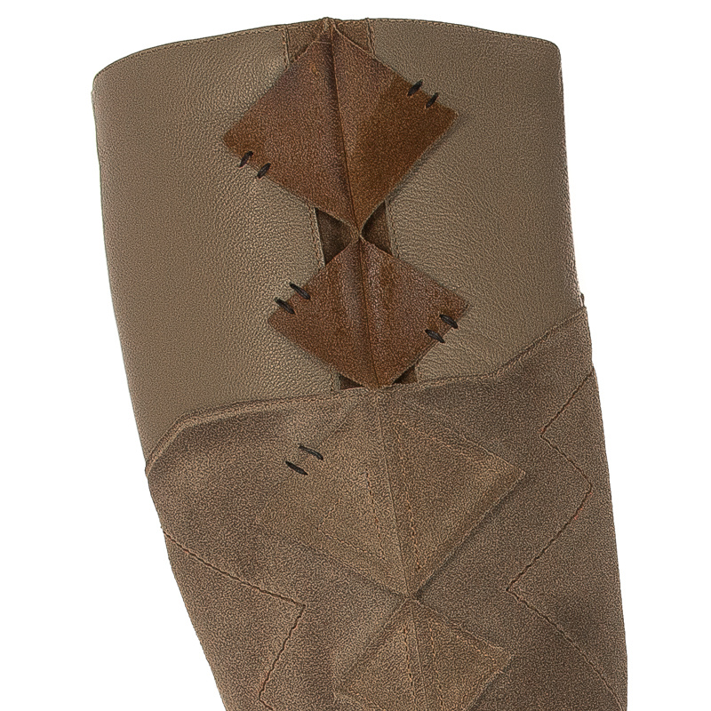 Maciejka Dark Beige Knee-High Boots 05640-10/00-3