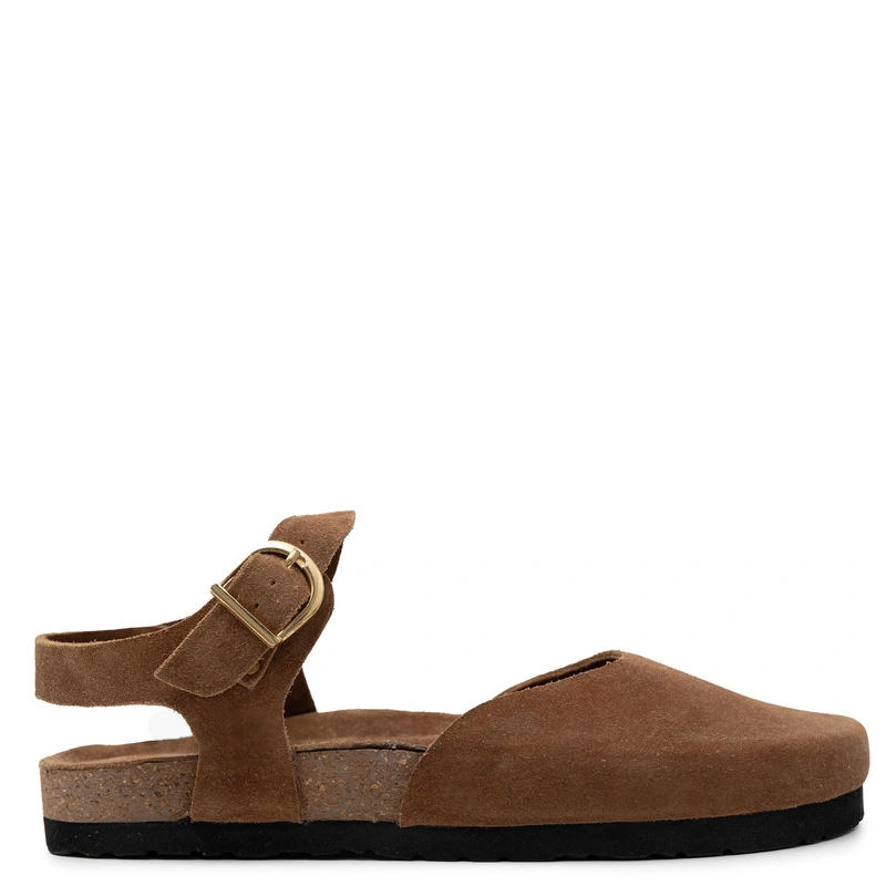 Maciejka Sandals Closed Toe Natural Leather Brown H7365-02/00-0