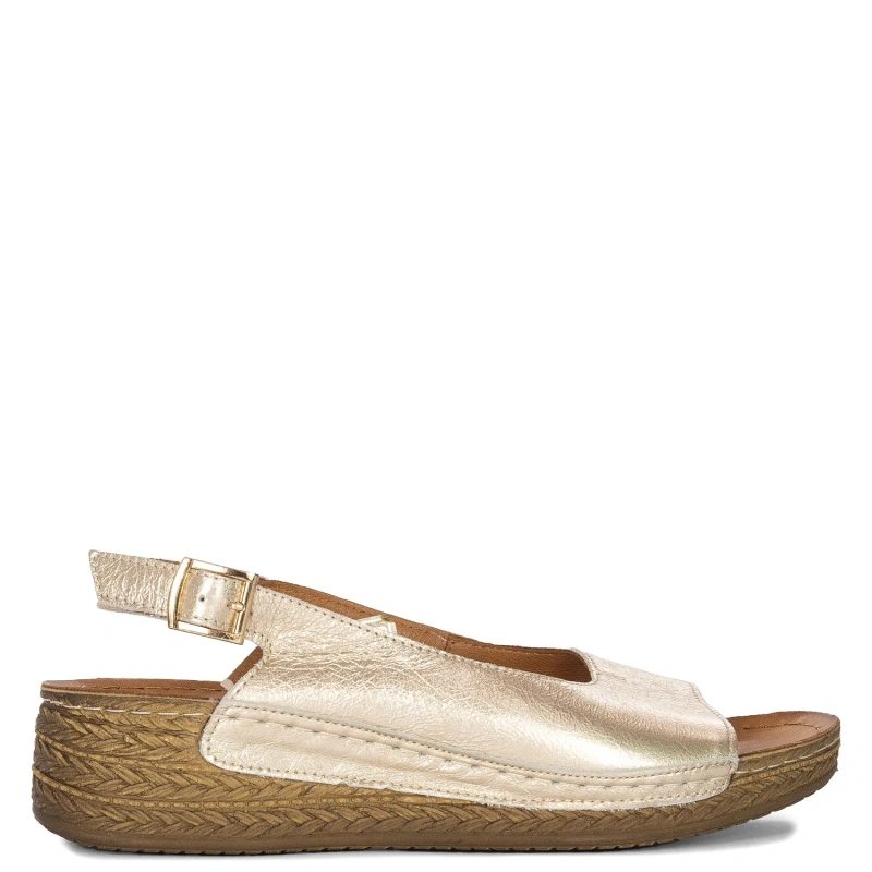 Maciejka Women's Leather Sandals Gold