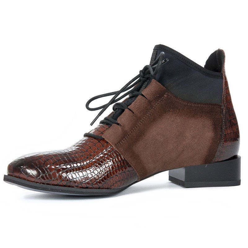 Maciejka leather Brown Lace-up Boots
