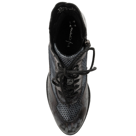 Maciejka Women's Leather Boots Ash White