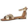 Maciejka Women's Leather Sandals Gold