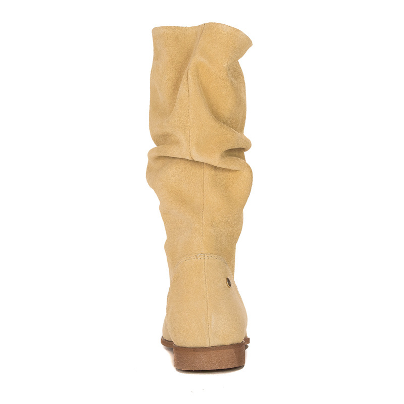 Maciejka Yellow Knee-High Boots