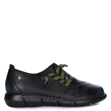 Maciejka Woman's Black Leather Shoes