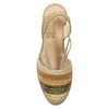Maciejka Espadryle półbuty damskie na koturnach beż F6525-04/00-1
