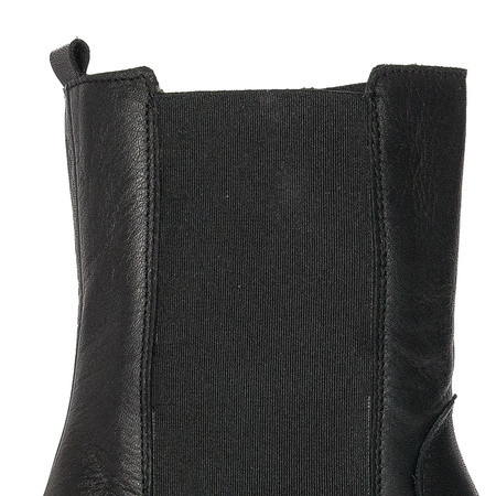 Maciejka Black+Dark Beige Boots 05746-10/00-7