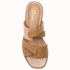 Maciejka Brown Women's Leather Slides