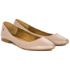 Maciejka Beige Metallic Leather Ballerina 04100-10/00-8