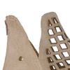Maciejka Women's Beige openwork leather ankle boots