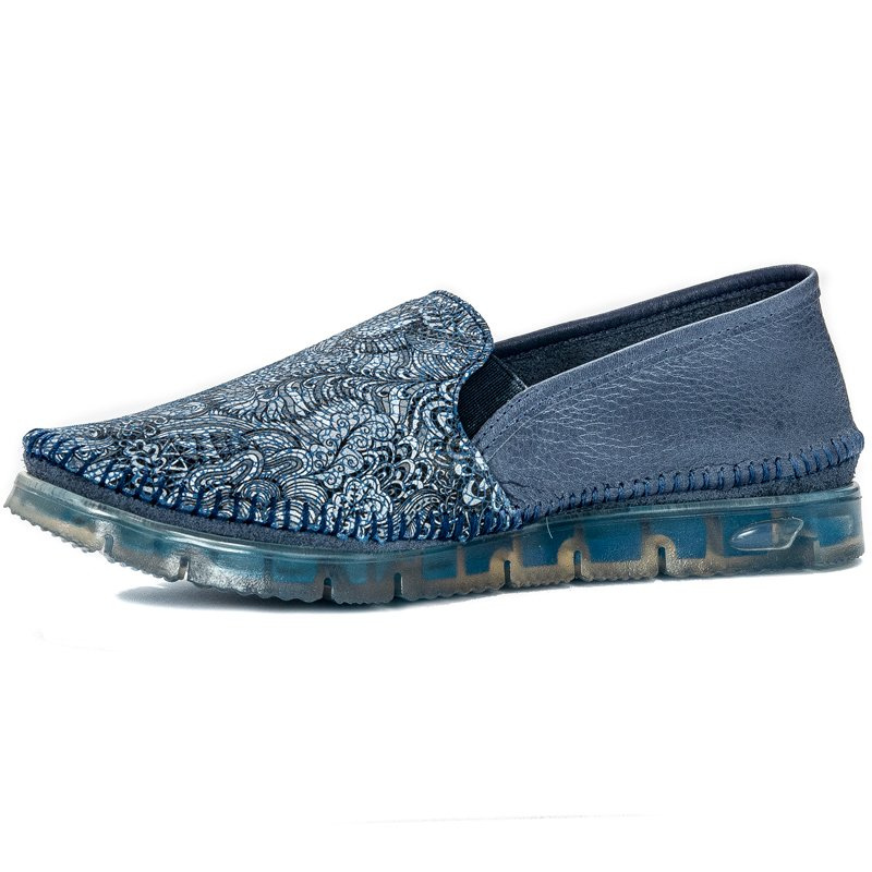 Maciejka Navy Low Shoes 03512-45/00-0