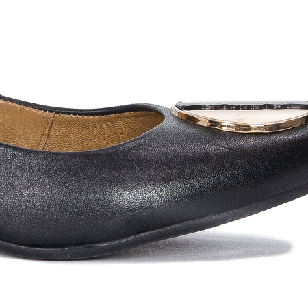 Maciejka Women's Black Leather Pumps
