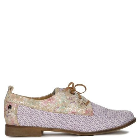 Maciejka Woman's Leather Violet Flat Shoes