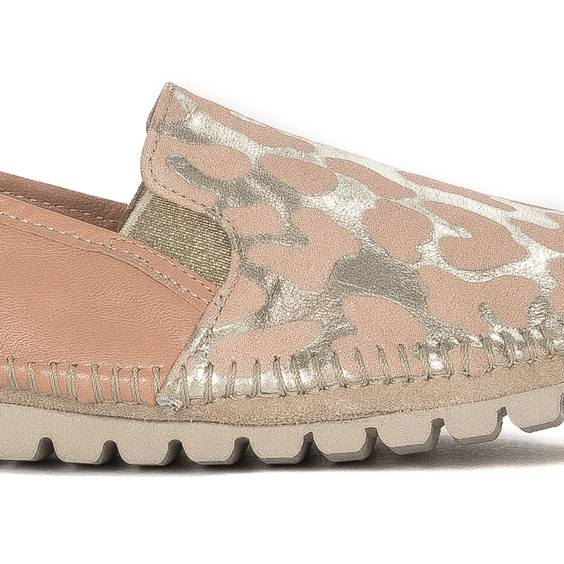Maciejka Półbuty Skóra Naturalna Beige