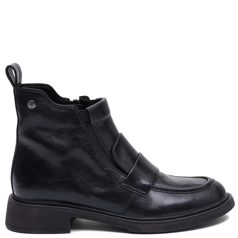 Maciejka Women's Leather Ankle Boots with Zipper Black K7759-01/00-7