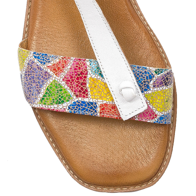 Maciejka White flat Sandals