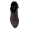 Maciejka Women's Burgundy and Black Ankle Boots