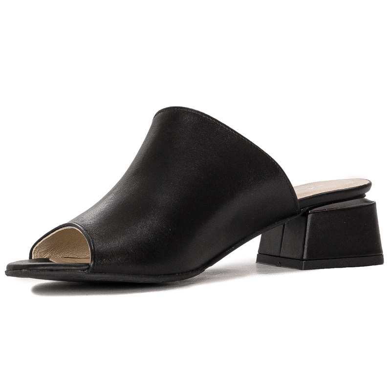 Maciejka Pistachio Women's Leather Slides