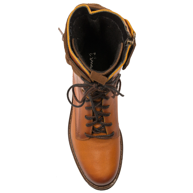 Maciejka Orange Boots 05282-18/00-3