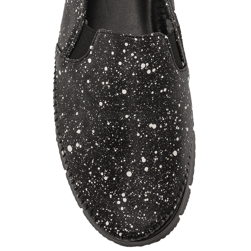 Maciejka Black with Dots Low Shoes 3512W-04/00-5