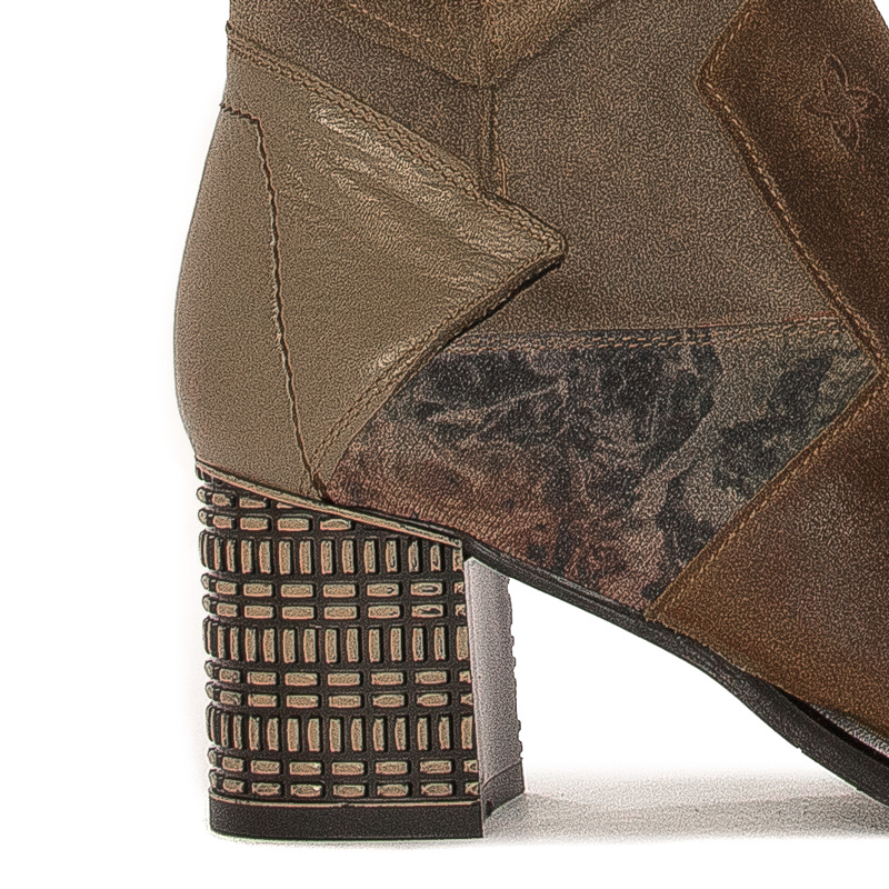 Maciejka Dark Beige Knee-High Boots 05640-10/00-3
