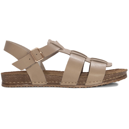 Maciejka Women's Leather Sandals Beige
