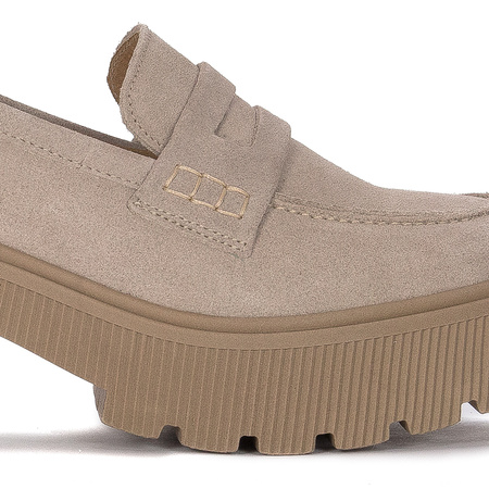 Maciejka Women's Beige Flat Shoes