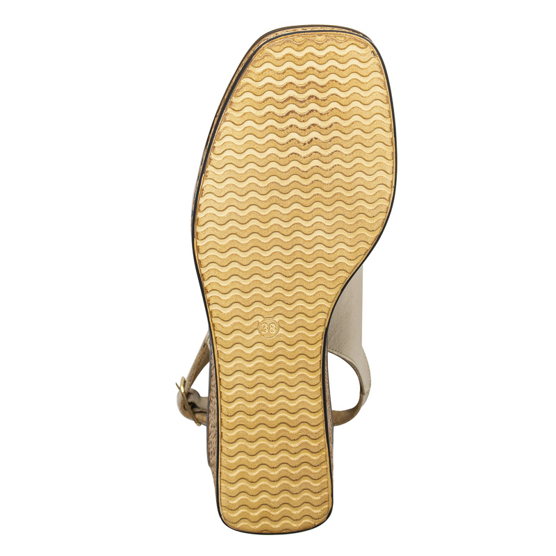 Maciejka Women's Gold Sandals 06657-25/00-5
