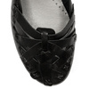 Maciejka Leather Ballerinas Woven Detail Black 01358-01/00-0