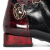 Maciejka Patent Leather Lace-Up Ankle Boots Burgundy 5743A-23/00-7